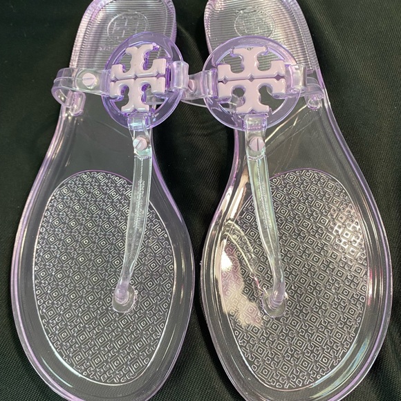 Tory Burch Jelly  purple sandals - Picture 2 of 3